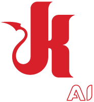 Kink AI logo in red and white